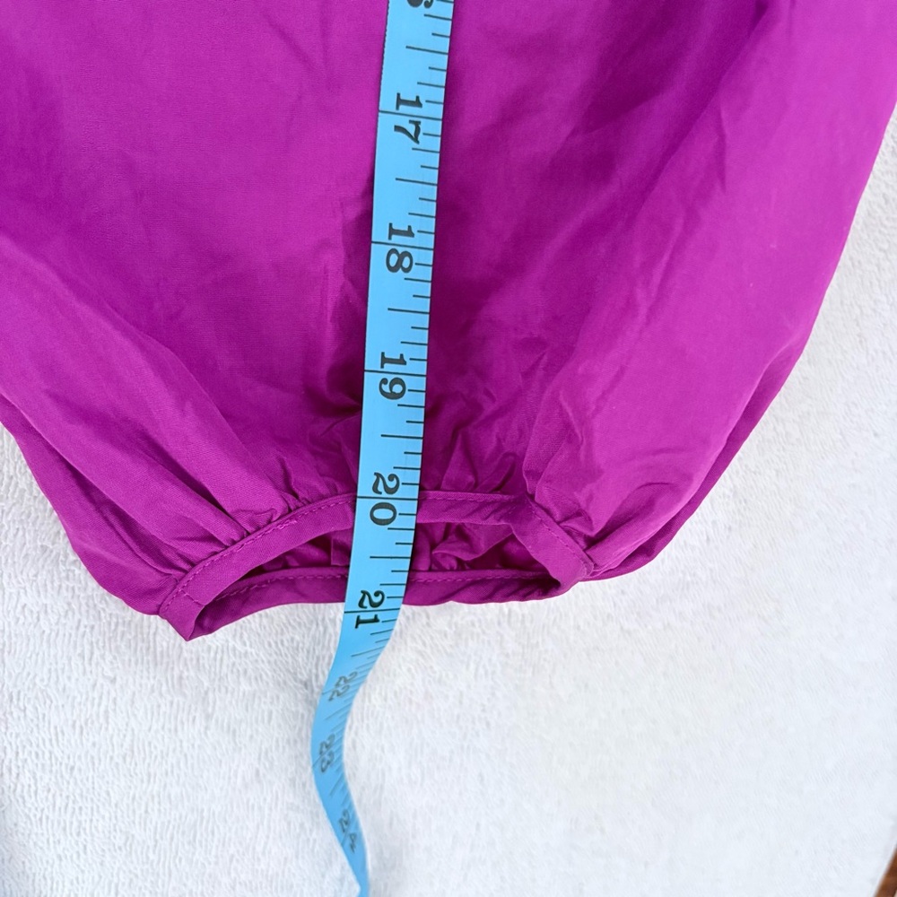 Wilfred Vibrant Hot Raspberry Dress Vacation Beachcore Casual Midi Dress Sz XS - Picture 5 of 11